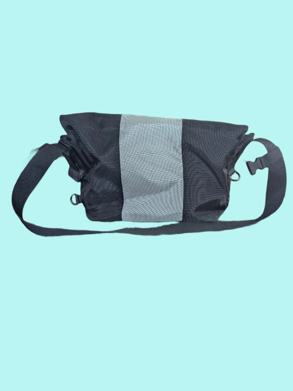 Timbuk2 Black and Gray Messenger Bag with Adjustable Shoulder strap